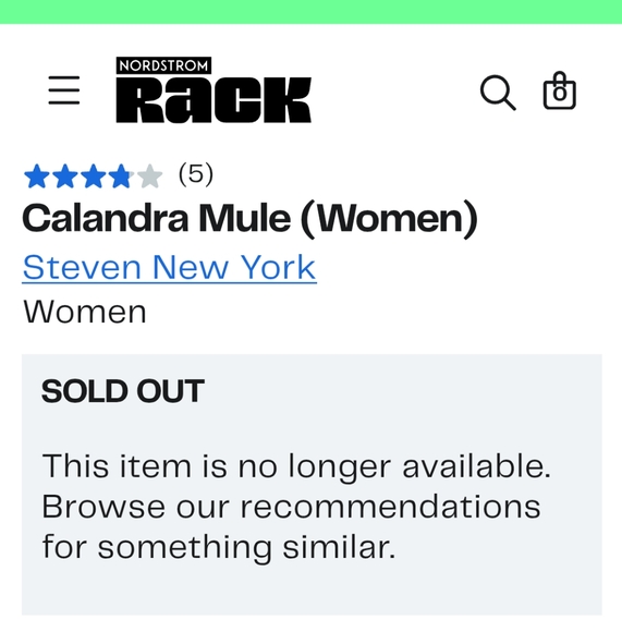 Steven New York Calandra Mule Blue 9 - Picture 2 of 12